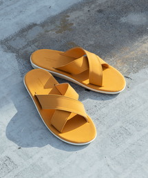 ITEMS URBANRESEARCH（アイテムズ アーバンリサーチ）の「エコレザークロスサンダル（サンダル）」