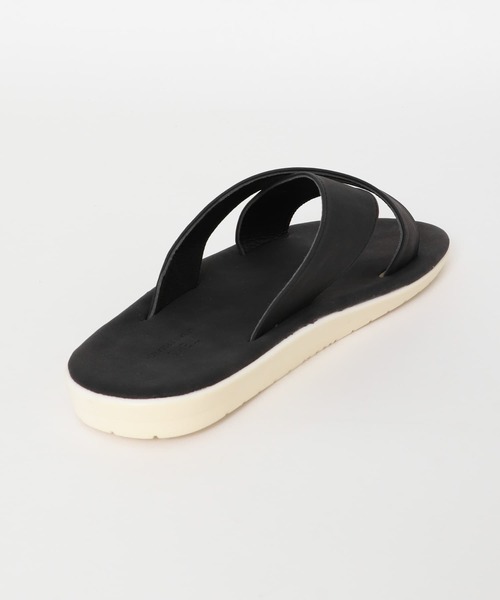 ITEMS URBANRESEARCH（アイテムズ アーバンリサーチ）の「エコレザークロスサンダル（サンダル・メンズ・ベージュ/キャメル/ブラック/グレー・27.5/26.5）」の12枚目の写真