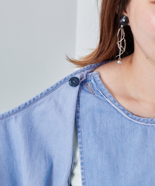 cepo（セポ）の「デニムワークセットアップ（デニムパンツ・レディース・ライトインディゴブルー/ワンウォッシュ・M/S）」の8枚目の写真