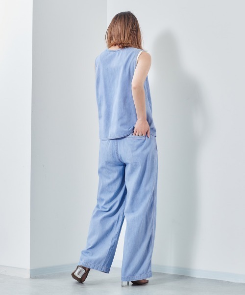 cepo（セポ）の「デニムワークセットアップ（デニムパンツ・レディース・ライトインディゴブルー/ワンウォッシュ・M/S）」の15枚目の写真