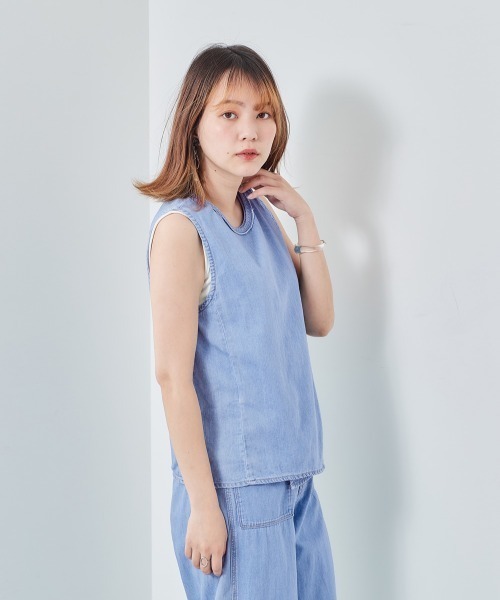 cepo（セポ）の「デニムワークセットアップ（デニムパンツ・レディース・ライトインディゴブルー/ワンウォッシュ・M/S）」の5枚目の写真