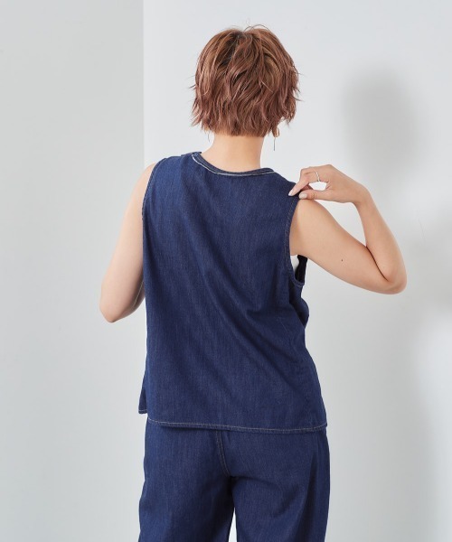 cepo（セポ）の「デニムワークセットアップ（デニムパンツ・レディース・ライトインディゴブルー/ワンウォッシュ・M/S）」の18枚目の写真