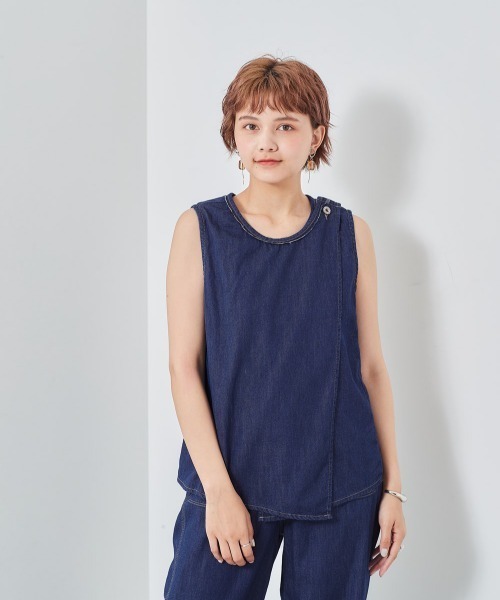 cepo（セポ）の「デニムワークセットアップ（デニムパンツ・レディース・ライトインディゴブルー/ワンウォッシュ・M/S）」の16枚目の写真