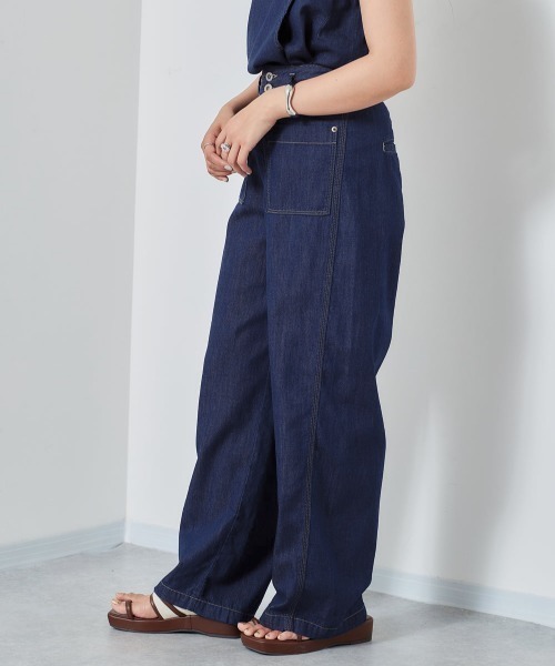 cepo（セポ）の「デニムワークセットアップ（デニムパンツ・レディース・ライトインディゴブルー/ワンウォッシュ・M/S）」の20枚目の写真