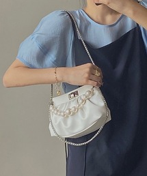 yuue' ( wear ) | 2way パールチェーンショルダーハンドバッグ(ハンドバッグ)