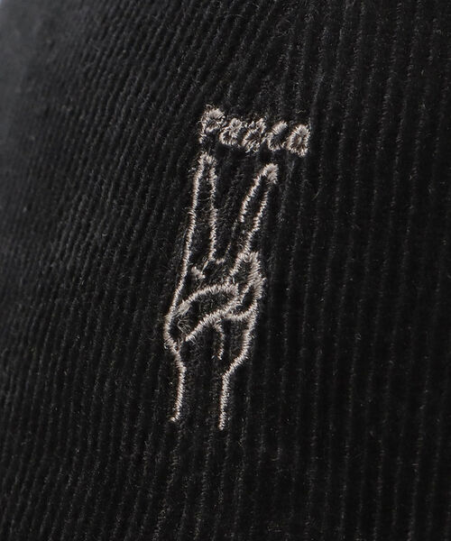 BEAMS HEART(ビームスハート)の「BEAMS HEART / コーデュロイ ハンドサインキャップ(キャップ・レディース・ブラック/オフホワイト/ブルー/ブラウン系その他4・FREE)」の14枚目の写真