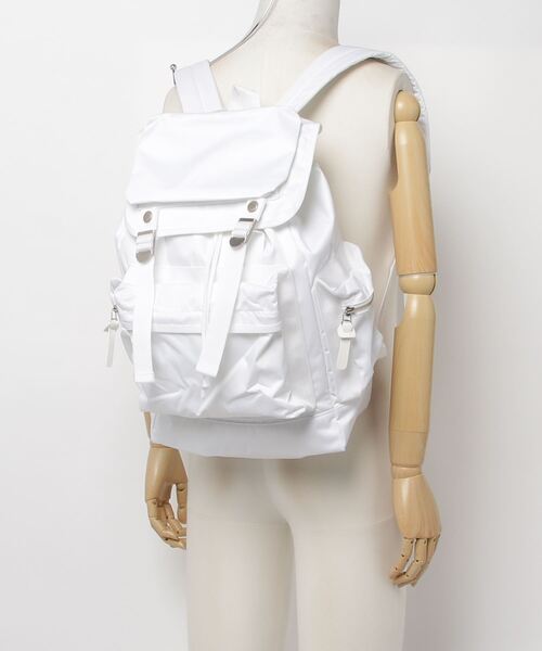 603（ロクマルサン）の「603 4ポケットナイロンミニリュック（バックパック/リュック・メンズ・ホワイト・FREE）」の2枚目の写真