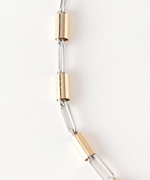 BEAUTY&YOUTH UNITED ARROWS（ビューティーアンドユースユナイテッドアローズ）の「BY メタルパイプチェーンショートネックレス ◆（ネックレス・レディース・その他1・FREE）」の3枚目の写真