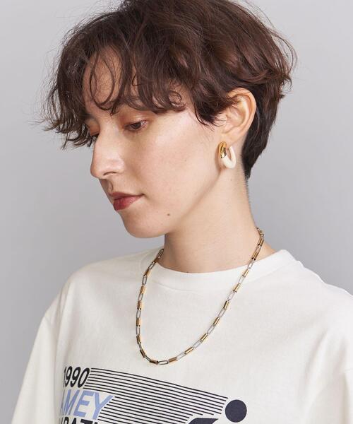 BEAUTY&YOUTH UNITED ARROWS（ビューティーアンドユースユナイテッドアローズ）の「BY メタルパイプチェーンショートネックレス ◆（ネックレス・レディース・その他1・FREE）」の5枚目の写真