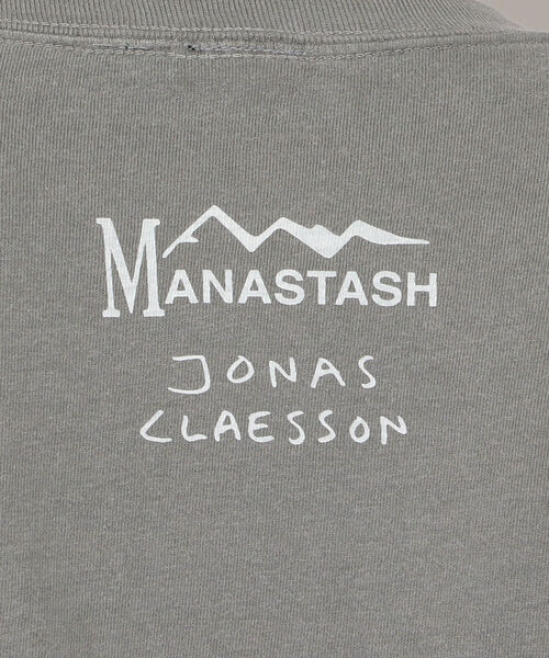 MANASTASH（マナスタッシュ）の「MANASTASH×JONAS CLAESSON/マナスタッシュ×ジョナスクレアッソン MROOM DING REP Tシャツ（Tシャツ/カットソー・メンズ・グレー・MEDIUM/LARGE/X-LARGE）」の11枚目の写真