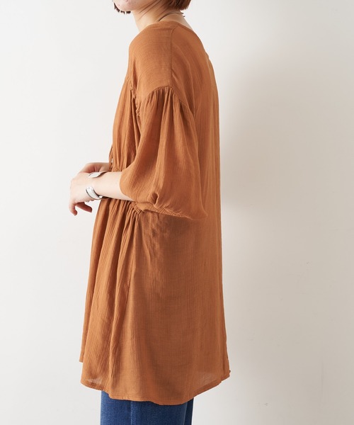 CIAOPANIC TYPY(チャオパニックティピー)の「【ZOZOTOWN限定】2WAYバックドロスト楊柳ブラウス(シャツ/ブラウス・レディース・イエロー/ブラック/オフホワイト・ONE SIZE)」の19枚目の写真