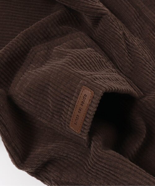 apres les cours（アプレレクール）の「/コーデュロイサロペット（サロペット/オーバーオール・キッズ・アイボリー/ブラウン・100/110/120/130）」の16枚目の写真