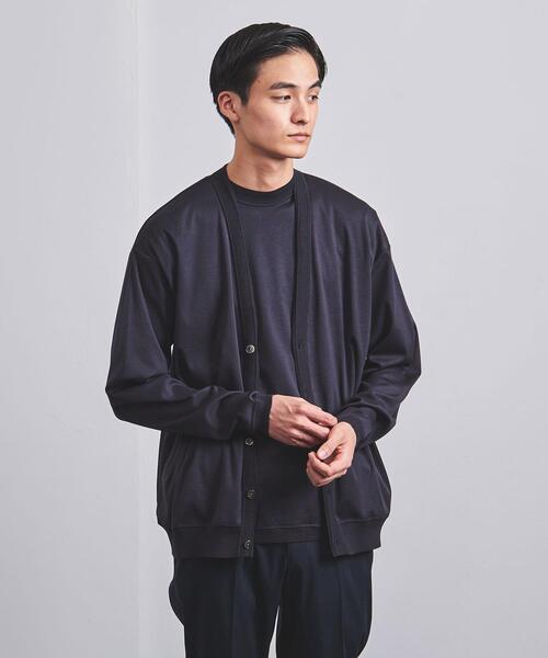 UNITED ARROWS(ユナイテッドアローズ)の「<UNITED ARROWS> コンビ カーディガン(カーディガン/ボレロ・メンズ・ベージュ/ネイビー/ダークグレー・SMALL/MEDIUM/LARGE/X-LARGE)」の3枚目の写真