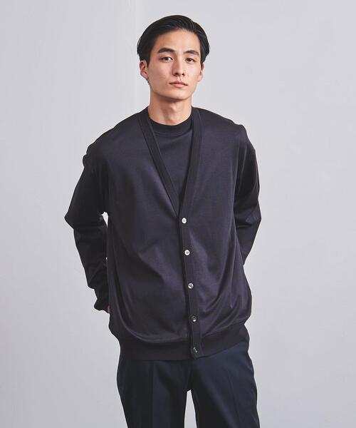UNITED ARROWS(ユナイテッドアローズ)の「<UNITED ARROWS> コンビ カーディガン(カーディガン/ボレロ・メンズ・ベージュ/ネイビー/ダークグレー・SMALL/MEDIUM/LARGE/X-LARGE)」の8枚目の写真