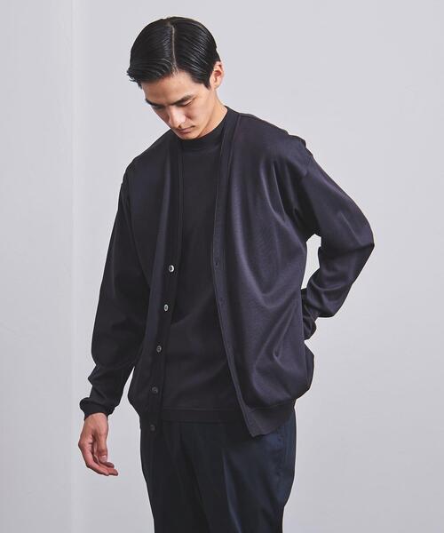 UNITED ARROWS(ユナイテッドアローズ)の「<UNITED ARROWS> コンビ カーディガン(カーディガン/ボレロ・メンズ・ベージュ/ネイビー/ダークグレー・SMALL/MEDIUM/LARGE/X-LARGE)」の9枚目の写真