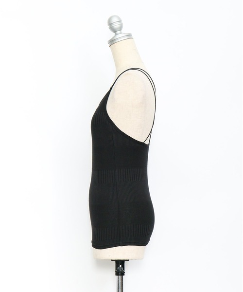 AS KNOW AS PINKY（アズノゥアズピンキー）の「ランダムWコードキャミソール（キャミソール・レディース・オフホワイト/ブラック/ライトグリーン/ブルー・FREE）」の13枚目の写真