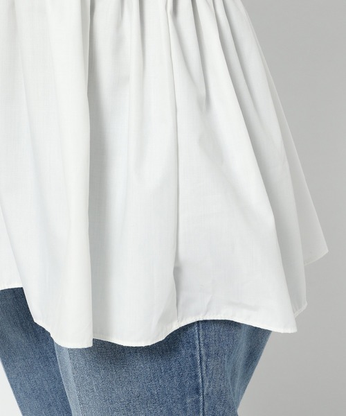 GLOBAL WORK（グローバルワーク）の「布帛ドッキングベスト7分袖/956183（ベスト・レディース・アッシュグレー/ブラック/モカ・FREE）」の21枚目の写真