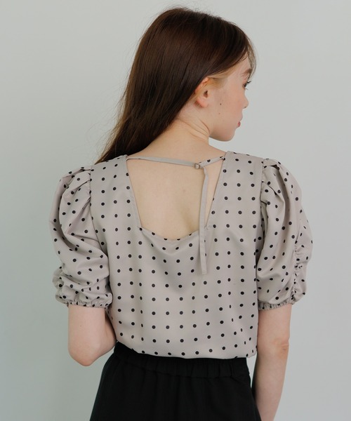 LIPSERVICE（リップサービス）の「DOTギャザートップス（Tシャツ/カットソー・レディース・ホワイト/ブラック/その他1/その他2・FREE）」の12枚目の写真