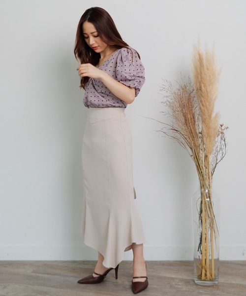 LIPSERVICE（リップサービス）の「DOTギャザートップス（Tシャツ/カットソー・レディース・ホワイト/ブラック/その他1/その他2・FREE）」の18枚目の写真