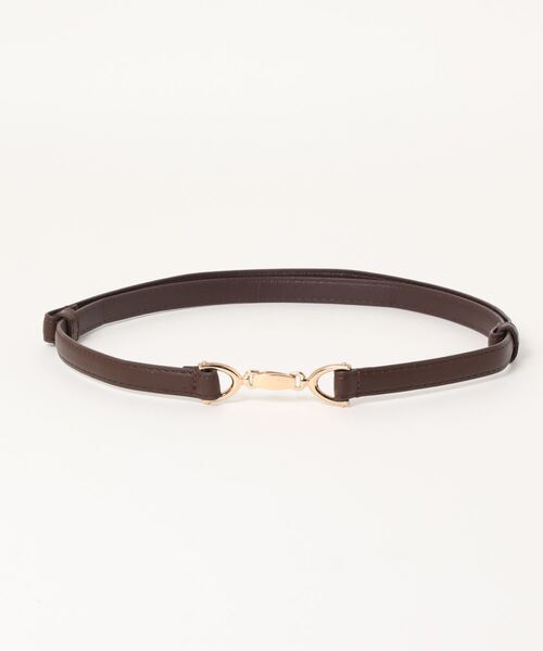 INGNI（イング）の「ビットベルト（ベルト・レディース・ブラック/ブラウン/ゴールド/アイボリー・ONE SIZE）」の4枚目の写真