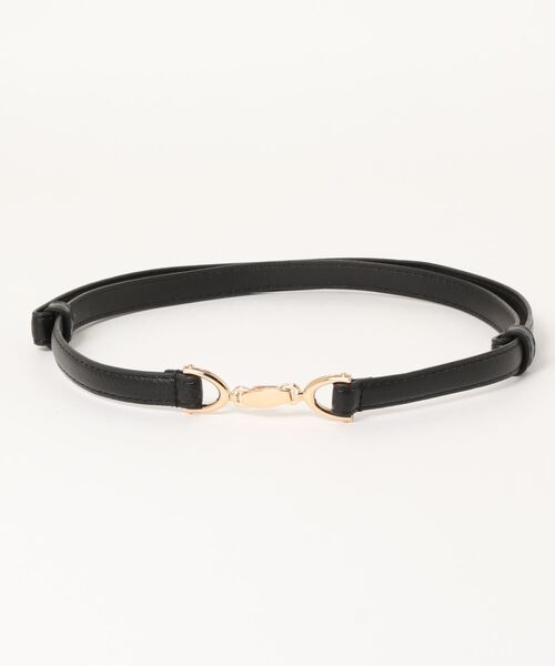 INGNI（イング）の「ビットベルト（ベルト・レディース・ブラック/ブラウン/ゴールド/アイボリー・ONE SIZE）」の3枚目の写真