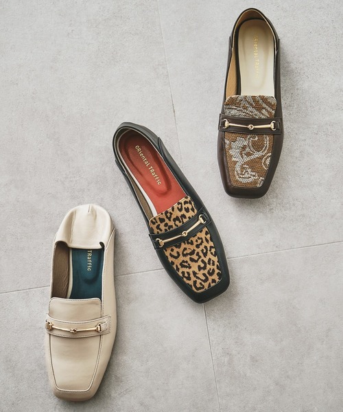 ORiental TRaffic（オリエンタルトラフィック）の「ワイドスクエアトゥバブーシュ/11313（パンプス・レディース・ブラック/ブラウン/グレー・40/38/39/41/42/35/36/37/34/43/33）」の3枚目の写真