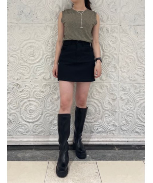 SLY（スライ）の「2HOLE LONG CHAIN N/C/チェーンネックレス（ネックレス・レディース・ゴールド/シルバー・FREE）」の5枚目の写真