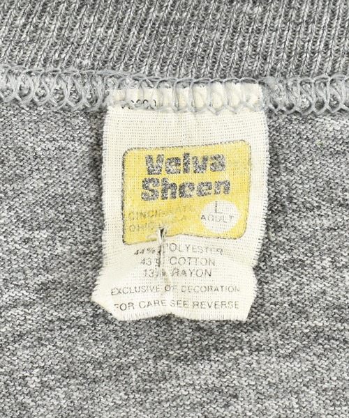 Velva Sheen(ベルバシーン)の「【ヴィンテージ古着】VELVA SHEEN ベルバシーン カレッジプリント Tシャツ(Tシャツ/カットソー・メンズ・グレー・LARGE)」の5枚目の写真