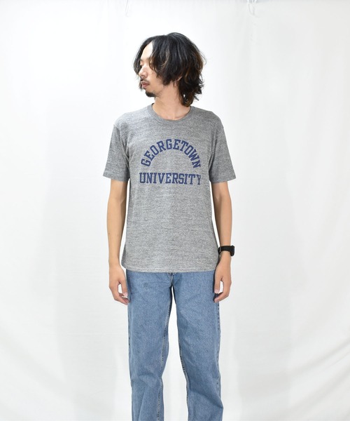 Velva Sheen(ベルバシーン)の「【ヴィンテージ古着】VELVA SHEEN ベルバシーン カレッジプリント Tシャツ(Tシャツ/カットソー・メンズ・グレー・LARGE)」の4枚目の写真