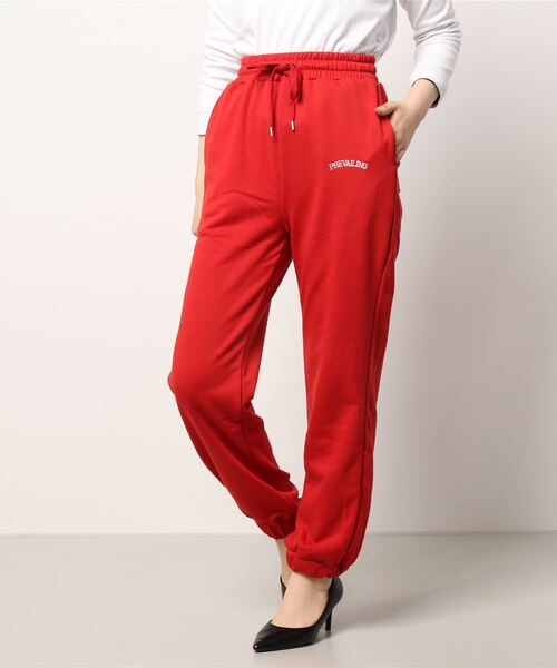 INGNI(イング)の「ロゴスウェットパンツ(その他パンツ・レディース・オートミール/レッド/オフホワイト/グレー/ブラック/グリーン・FREE)」の6枚目の写真