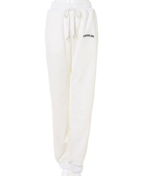 INGNI(イング)の「ロゴスウェットパンツ(その他パンツ・レディース・オートミール/レッド/オフホワイト/グレー/ブラック/グリーン・FREE)」の7枚目の写真