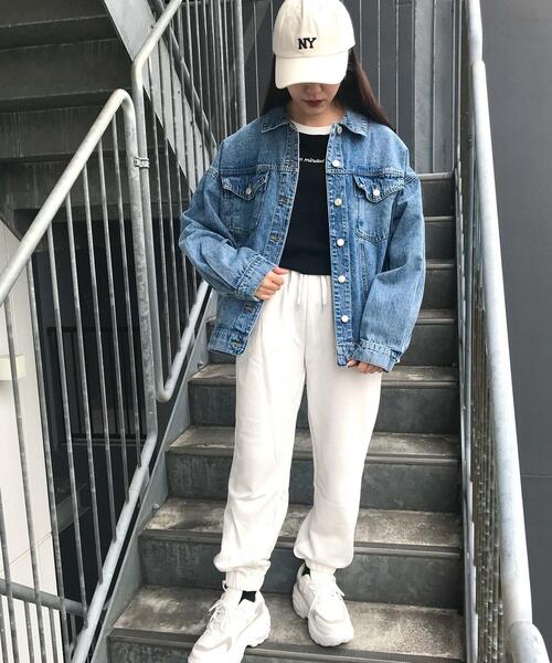 INGNI(イング)の「ロゴスウェットパンツ(その他パンツ・レディース・オートミール/レッド/オフホワイト/グレー/ブラック/グリーン・FREE)」の11枚目の写真