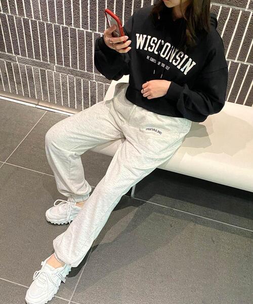 INGNI(イング)の「ロゴスウェットパンツ(その他パンツ・レディース・オートミール/レッド/オフホワイト/グレー/ブラック/グリーン・FREE)」の15枚目の写真