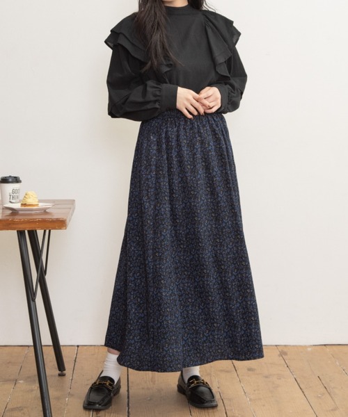 Mysa&Liina（ミーサリーナ）の「フリルコットンブラウス（シャツ/ブラウス・レディース・ブラック/ピンクベージュ/グレイッシュベージュ・M）」の16枚目の写真