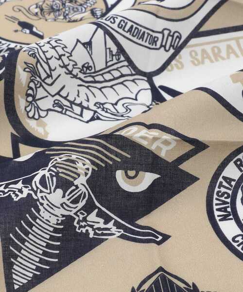 AVIREX（アヴィレックス）の「バンダナ / BANDANA / アヴィレックス / AVIREX（バンダナ/スカーフ・レディース・ホワイト/カーキ/ブラック/ネイビー・FREE）」の5枚目の写真