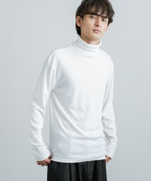 スムースタートルネック ロングTシャツ / カットソー