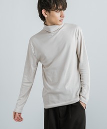 スムースタートルネック ロングTシャツ / カットソー