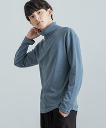 スムースタートルネック ロングTシャツ / カットソー