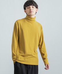 スムースタートルネック ロングTシャツ / カットソー