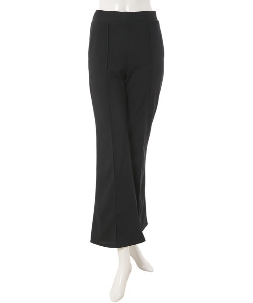 fifth（フィフス）の「センタープレスフレアパンツ（その他パンツ・レディース・パープル/ブラック・MEDIUM）」の2枚目の写真