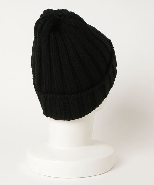 MANASTASH（マナスタッシュ）の「MANASTASH/マナスタッシュ　90 LOGO BEANIE Ⅱ　ビーニー（ニットキャップ/ビーニー・メンズ・タン/ダークオリーブ/インディゴブルー/ライトベージュ/ライトブルーグレー/ブラック/ボルドー/ゴールド・FREE）」の9枚目の写真