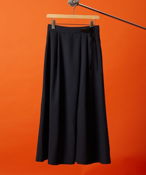 FREAK'S STORE（フリークスストア）の「▽【WEB限定】KELTY/ケルティ　別注ラップフレアスカート（スカート・レディース・ブラック/ベージュ/ネイビー/グリーン・ﾌﾘ-）」の4枚目の写真