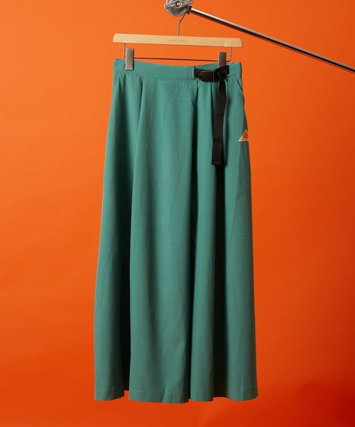 FREAK'S STORE（フリークスストア）の「▽【WEB限定】KELTY/ケルティ　別注ラップフレアスカート（スカート・レディース・ブラック/ベージュ/ネイビー/グリーン・ﾌﾘ-）」の3枚目の写真