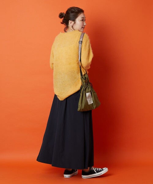 FREAK'S STORE（フリークスストア）の「▽【WEB限定】KELTY/ケルティ　別注ラップフレアスカート（スカート・レディース・ブラック/ベージュ/ネイビー/グリーン・ﾌﾘ-）」の7枚目の写真