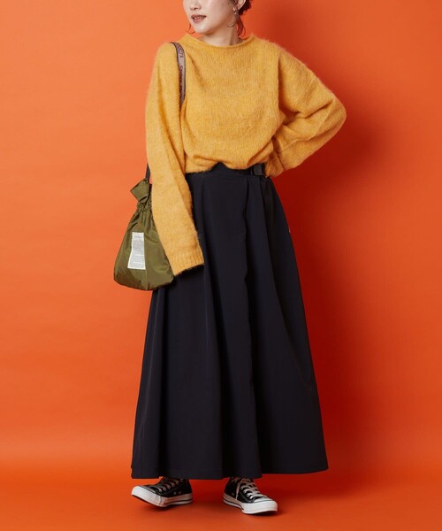 FREAK'S STORE（フリークスストア）の「▽【WEB限定】KELTY/ケルティ　別注ラップフレアスカート（スカート・レディース・ブラック/ベージュ/ネイビー/グリーン・ﾌﾘ-）」の11枚目の写真