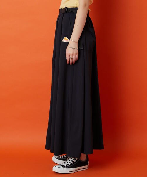 FREAK'S STORE（フリークスストア）の「▽【WEB限定】KELTY/ケルティ　別注ラップフレアスカート（スカート・レディース・ブラック/ベージュ/ネイビー/グリーン・ﾌﾘ-）」の15枚目の写真