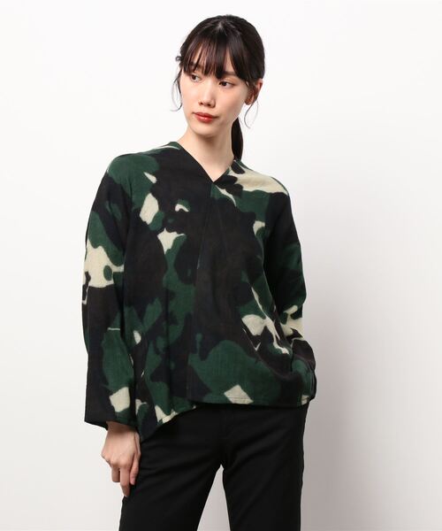 Plantation（プランテーション）の「ブラリーフラワー/ブラウス（シャツ/ブラウス・レディース・イエロー/グリーン・M size）」の15枚目の写真