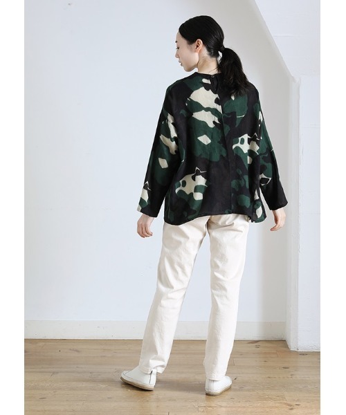 Plantation（プランテーション）の「ブラリーフラワー/ブラウス（シャツ/ブラウス・レディース・イエロー/グリーン・M size）」の12枚目の写真
