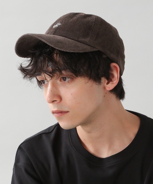 BEVERLY HILLS POLO CLUB（ビバリーヒルズポロクラブ）の「Beverlyhill's POLO CLUB/コ－デュロイ/刺繍LOW CAP/957204（キャップ・メンズ・ブラック/ベージュ/グレー/ブラウン・FREE）」の3枚目の写真