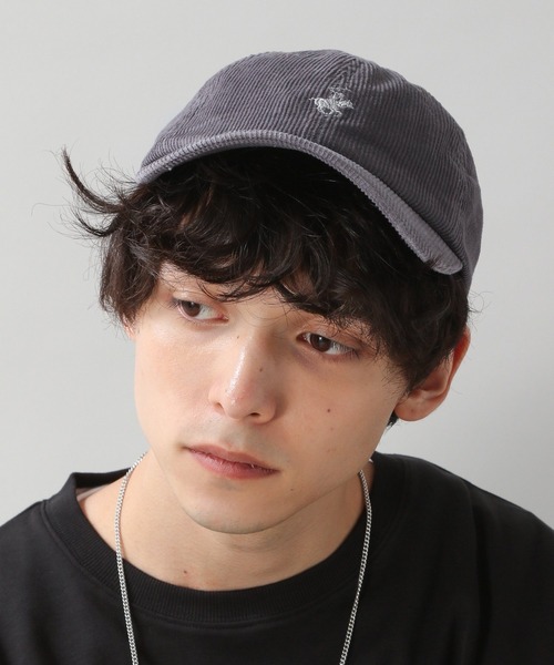 BEVERLY HILLS POLO CLUB（ビバリーヒルズポロクラブ）の「Beverlyhill's POLO CLUB/コ－デュロイ/刺繍LOW CAP/957204（キャップ・メンズ・ブラック/ベージュ/グレー/ブラウン・FREE）」の6枚目の写真